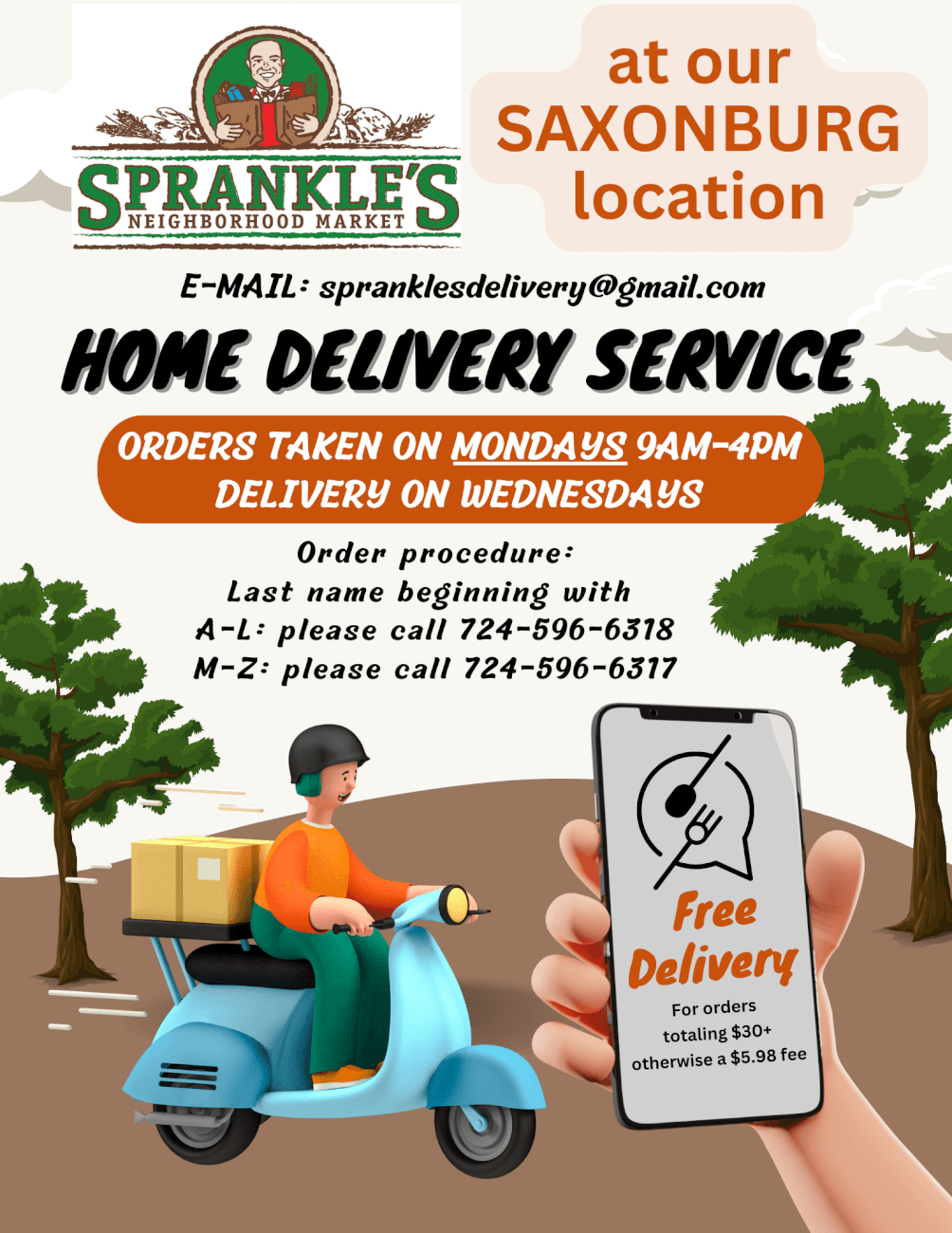 Home Delivery Orders